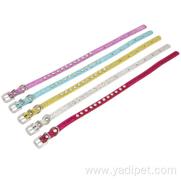 Wholesale Adjustable PU Leather Dog Collar